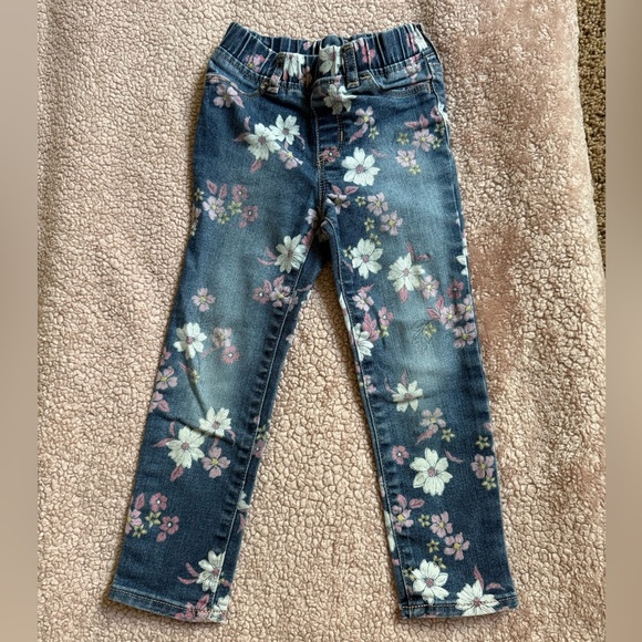 GAP Kids Toddler Floral Print Pull-on Jeggings - size 5T - Picture 1 of 4